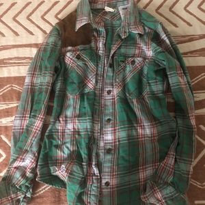 Vintage Levi plaid shirt . Very unique.